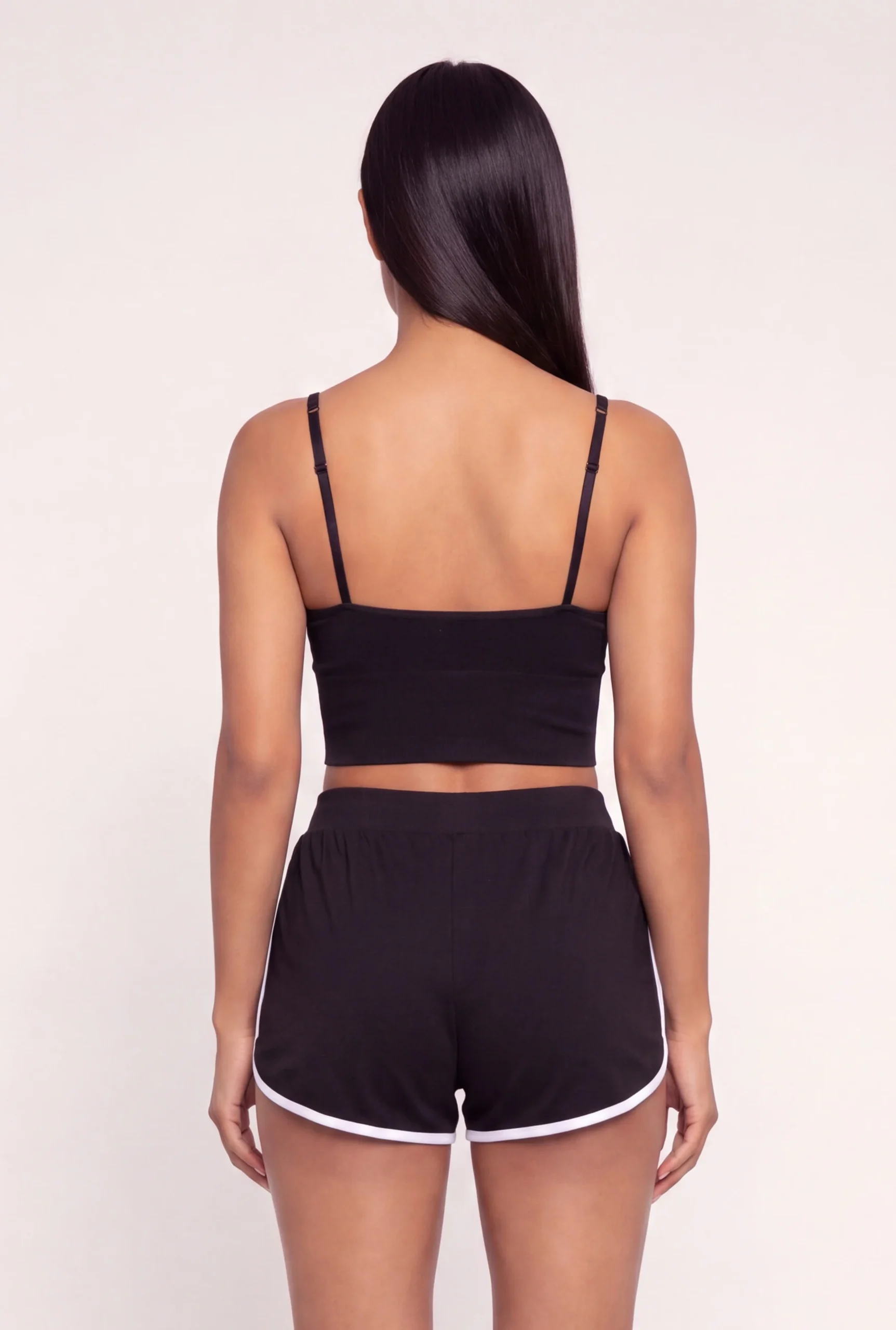 Compression Rib V-Neck Cropped Cami compression rib v neck cropped cami