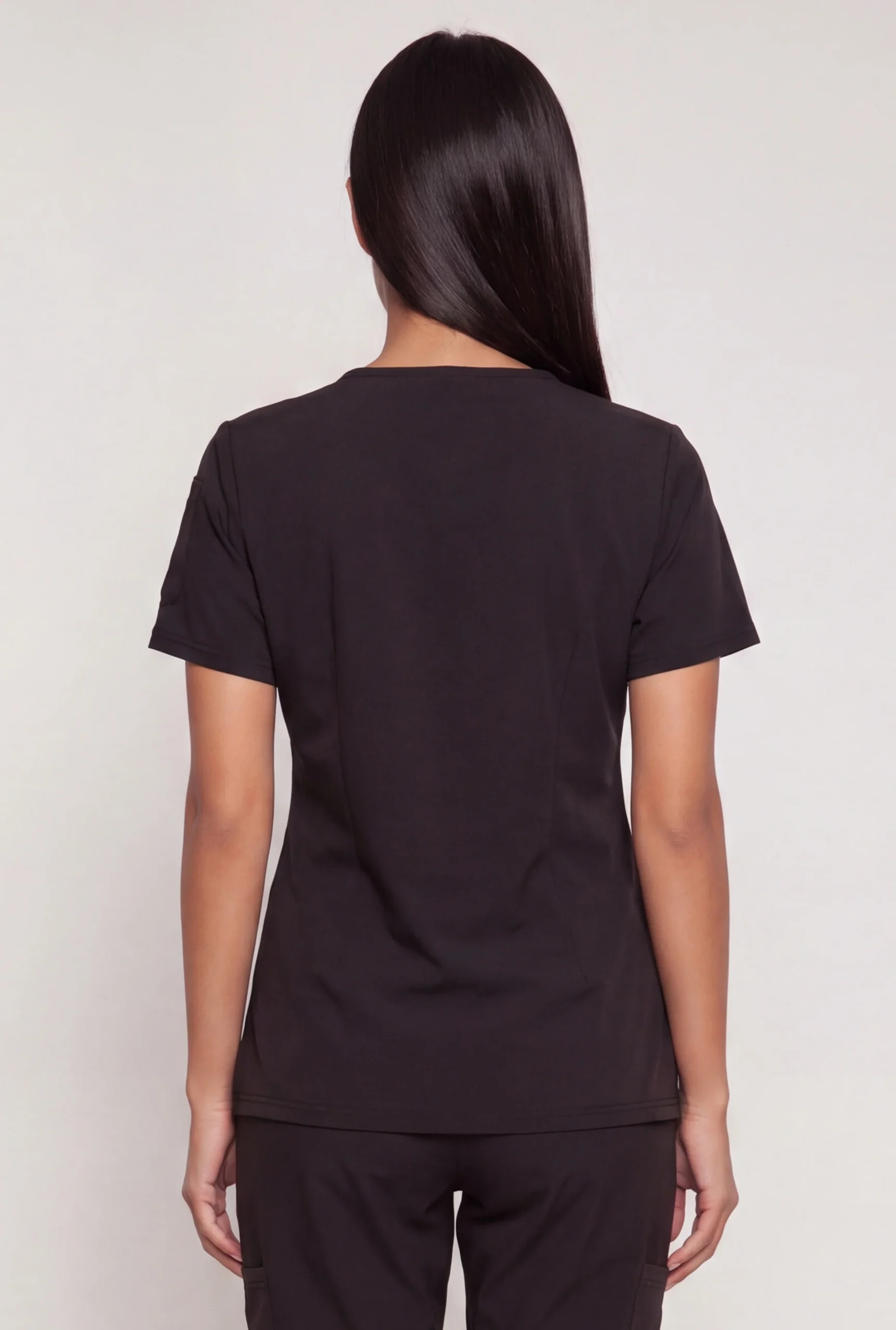 Short Sleeve V-Neck Scrub Top and Joggers Set short sleeve v neck scrub top and joggers set