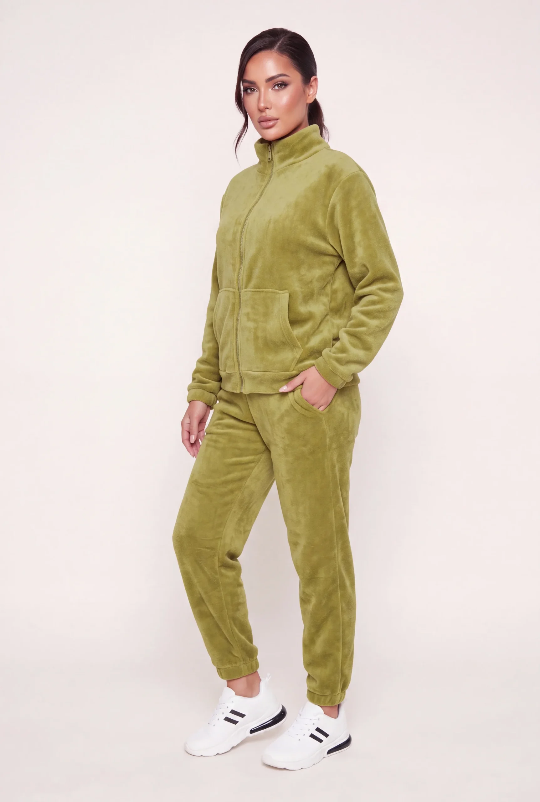 Plush High Waisted Joggers plush high waisted joggers