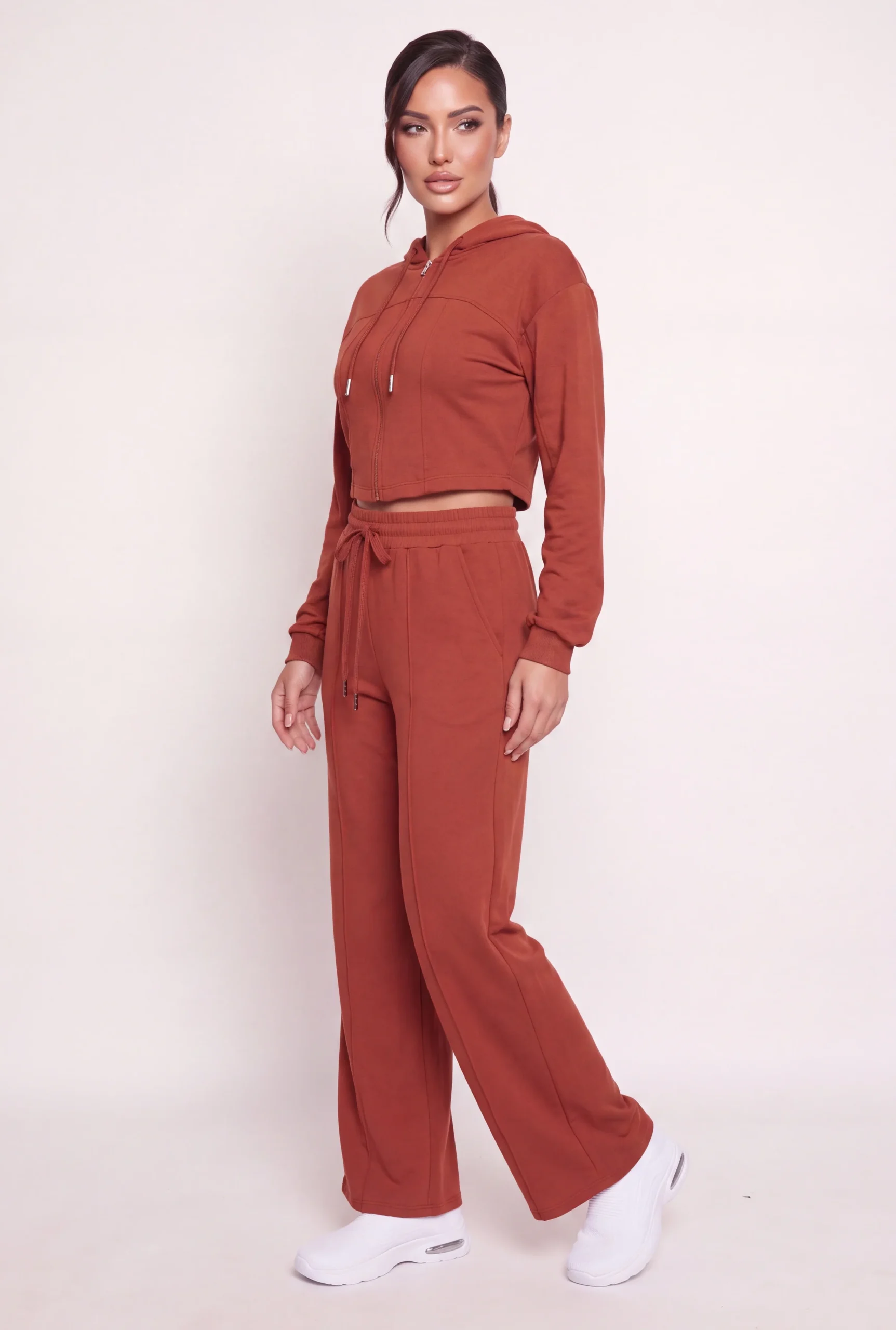 Pintuck Drawstring Wide Leg Pants pintuck drawstring wide leg pants