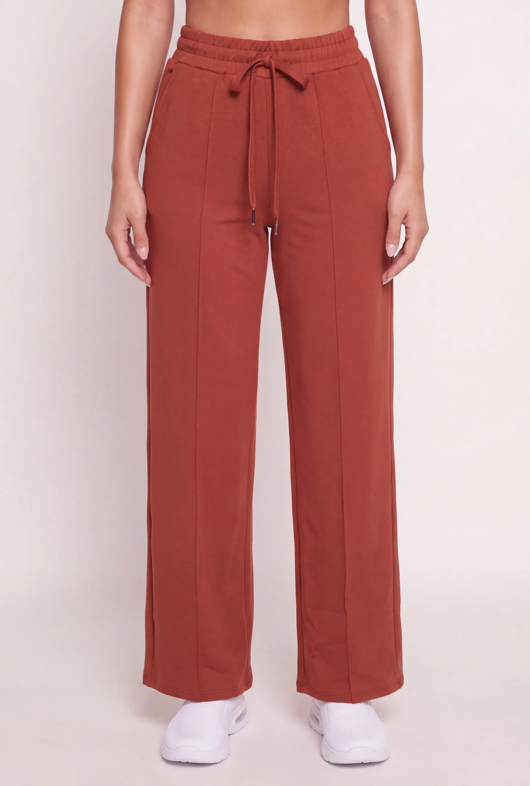 Pintuck Drawstring Wide Leg Pants pintuck drawstring wide leg pants