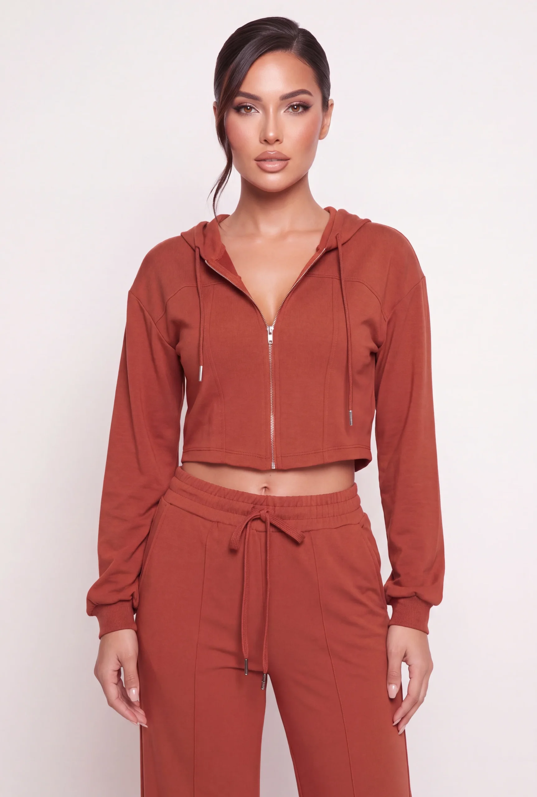 drop shoulder cropped hooded sweatshirt drop shoulder cropped hooded sweatshirt
